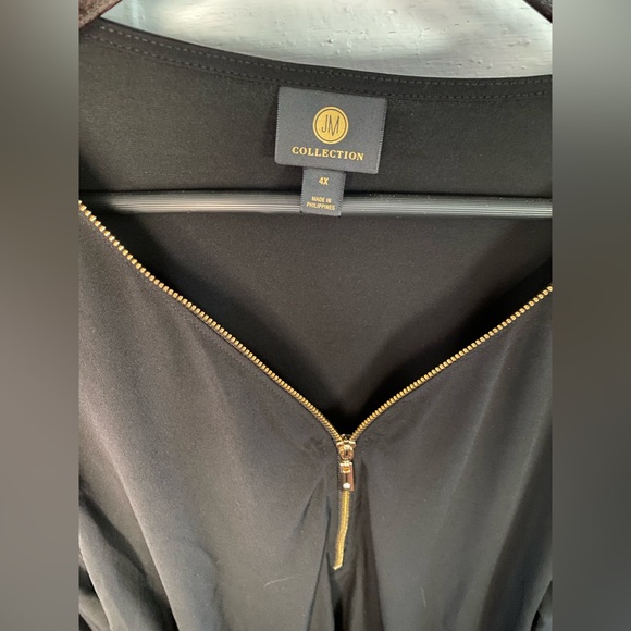 NWT Sz 4x JM Collection Rouched Top - Picture 4 of 8